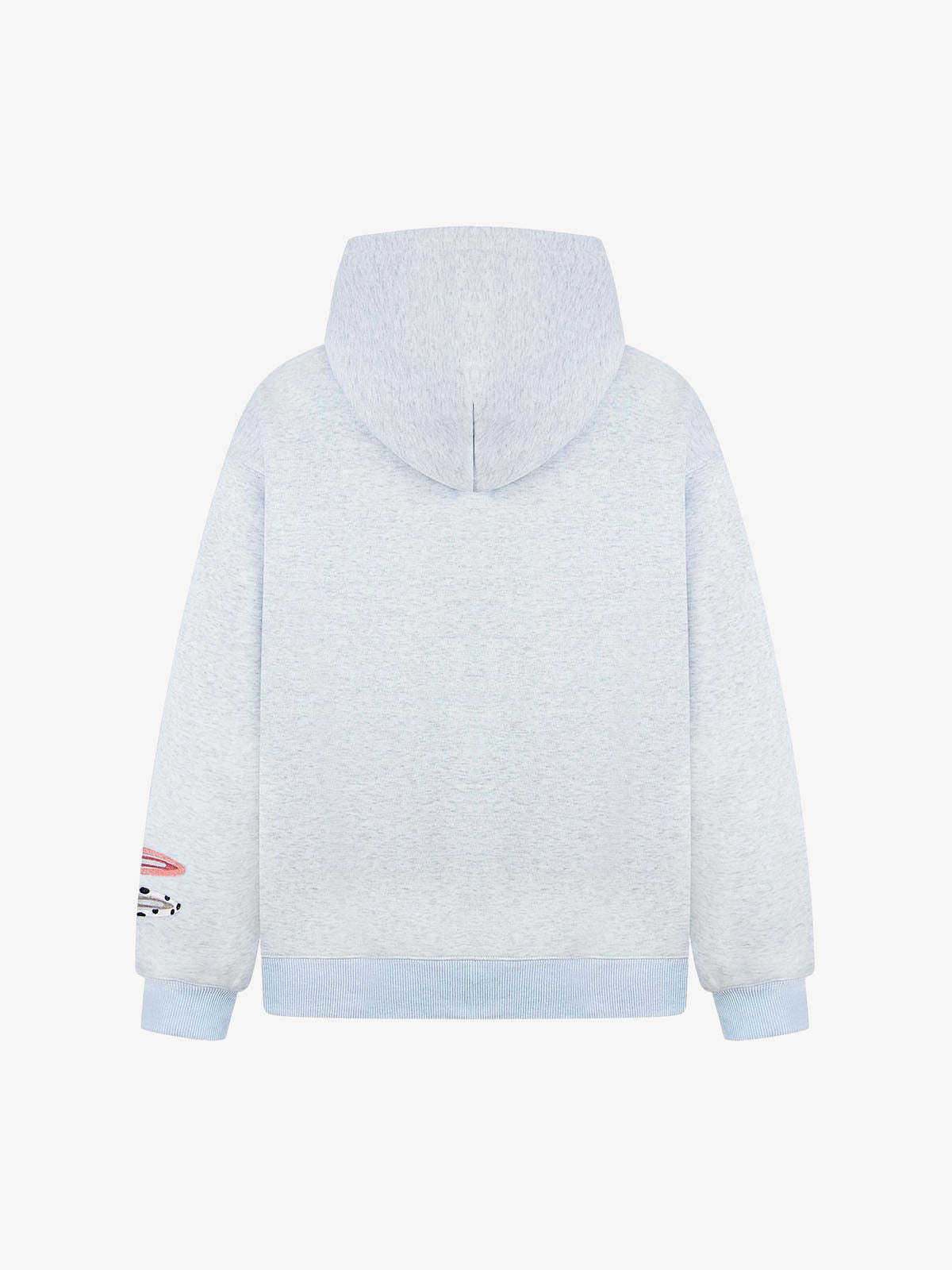 Cotton Blend Hoodie with Hair Clip Print Design for Men and Women?