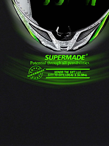 Snake and Sword Graphic T-Shirt with Bold Statement Design 