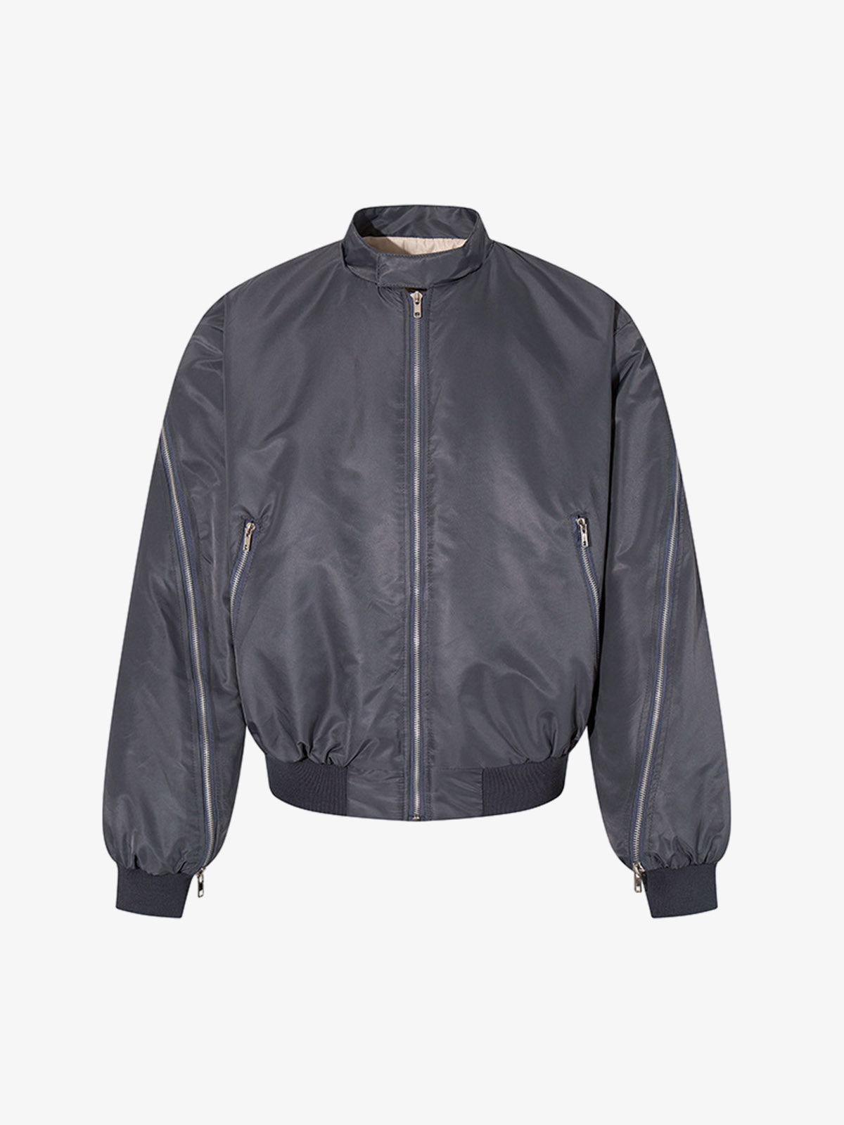 Minimalist Zip Bomber Jacket 