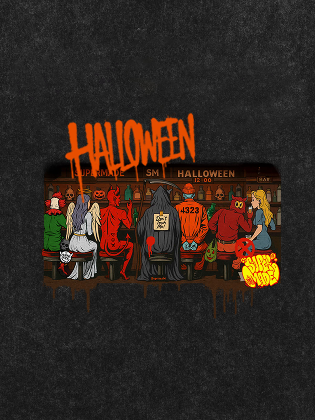 Thesupermade Halloween Pub Party T-shirt 
