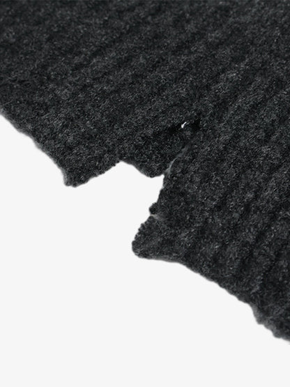 Stylish Half-Zip Knit Sweater for Men - Perfect for Casual and Outdoor Wear 