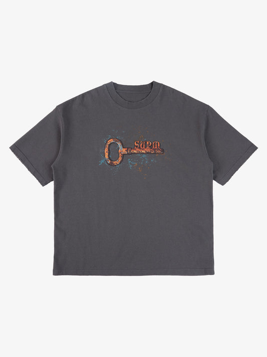 Supermade Rusty Metal Key Print T-Shirt?
