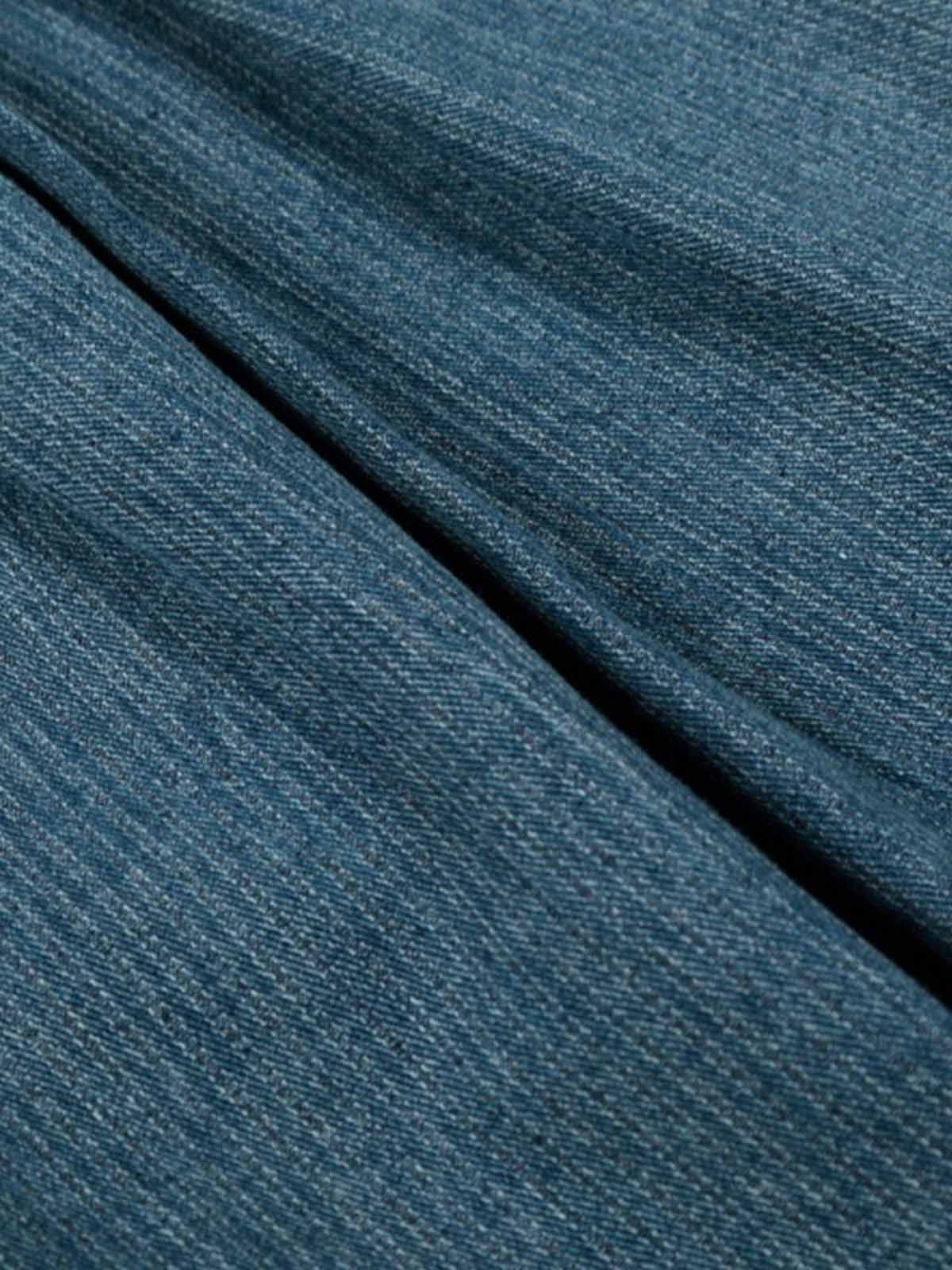 High Waist Pleated Wide Leg Jeans