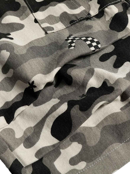 Camouflage Multi-pocket Cargo Jorts 