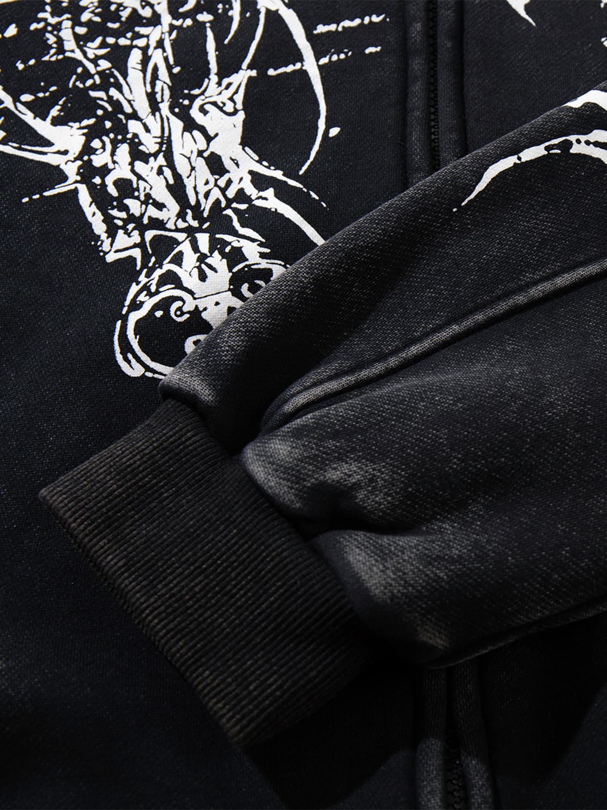 Skull Pattern Knit Sweater for Fall and Winter 