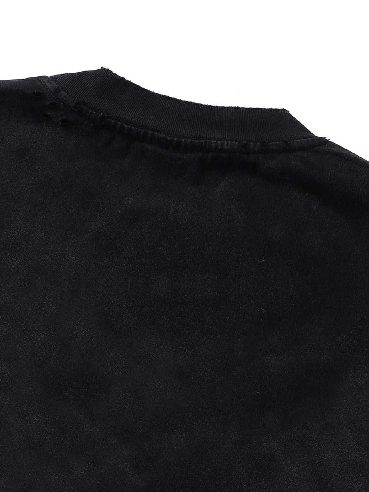 thesupermade-Unisex Loose Distressed Digital Wash Retro Street Print Short-Sleeve T-Shirt?