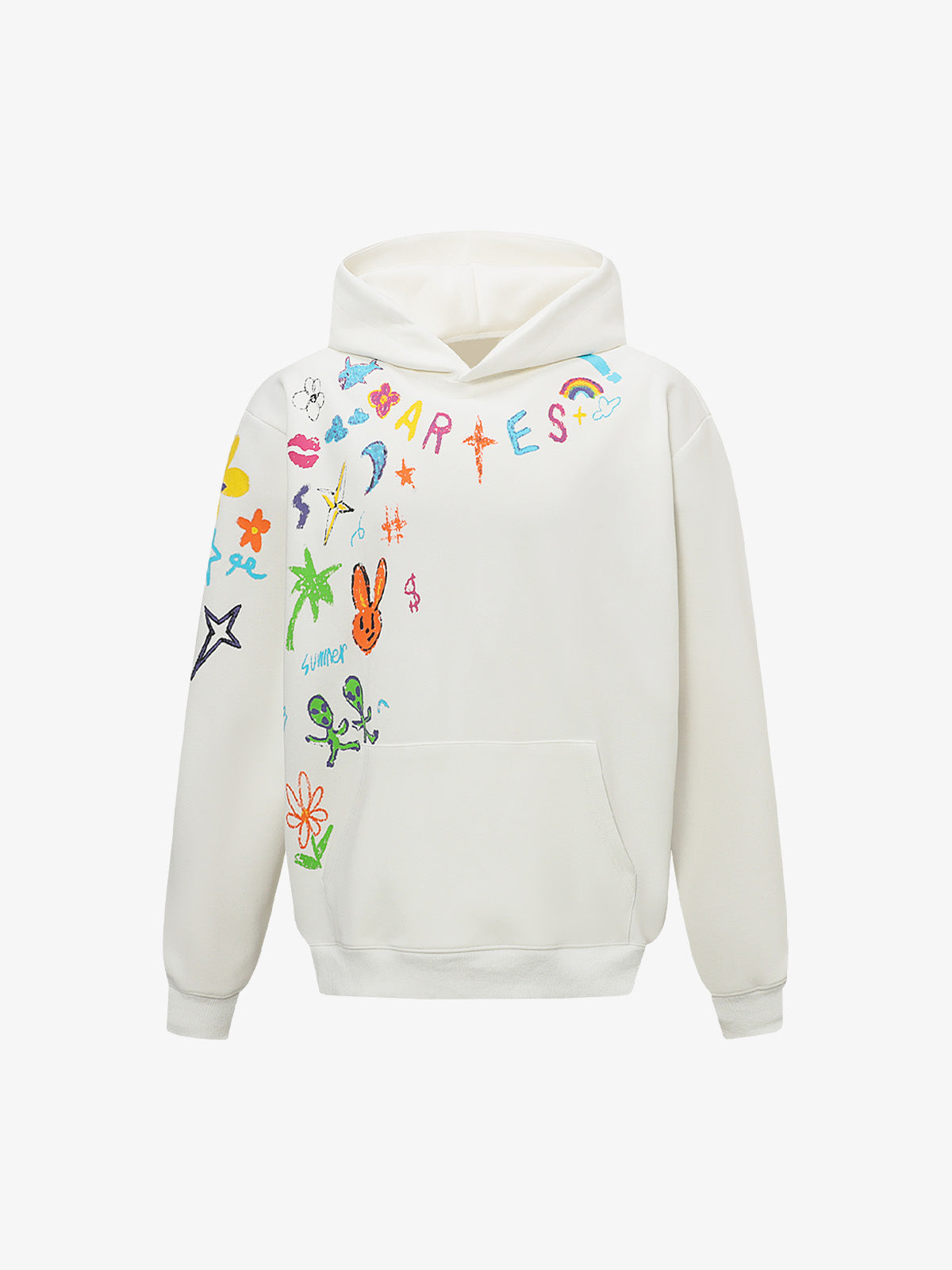 Embroidered Graphic Hoodie for Women - Stylish and Comfortable Fall/Winter Wear 