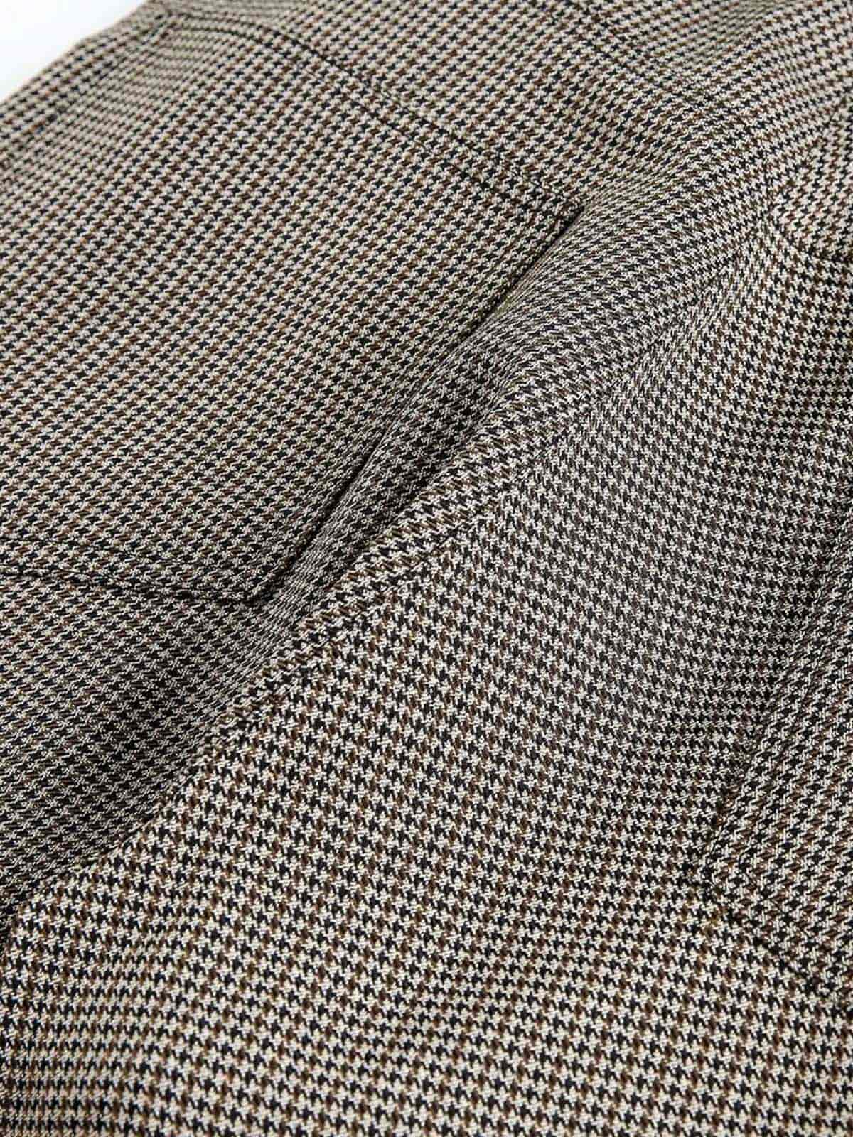 Belted Houndstooth Blazer Pants 