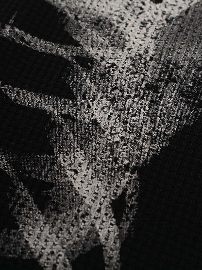 Thesupermade Skeleton Print Long-sleeved T-shirt 