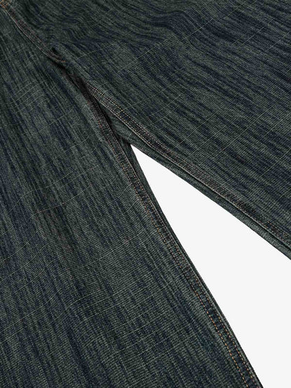 Wide-Leg High-Waisted Denim Trousers for Modern Fashionistas 