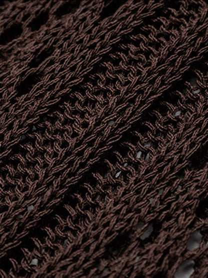 Stylish Hooded Crochet Knit Jacket for Women - Perfect for Casual and Fashionable Looks 