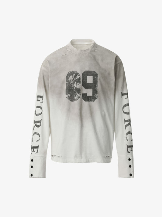 Distressed NO. 09 Long Sleeve T-Shirt 