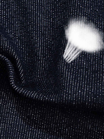 Cotton Denim Men's Oversized Cargo Shorts with Layered Design and Side Pockets?