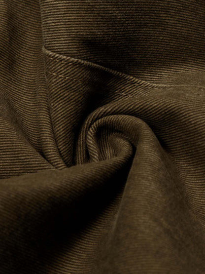 Washed Panel Cut Wide Leg Denim Jeans