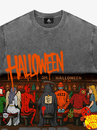 Thesupermade Halloween Pub Party T-shirt 
