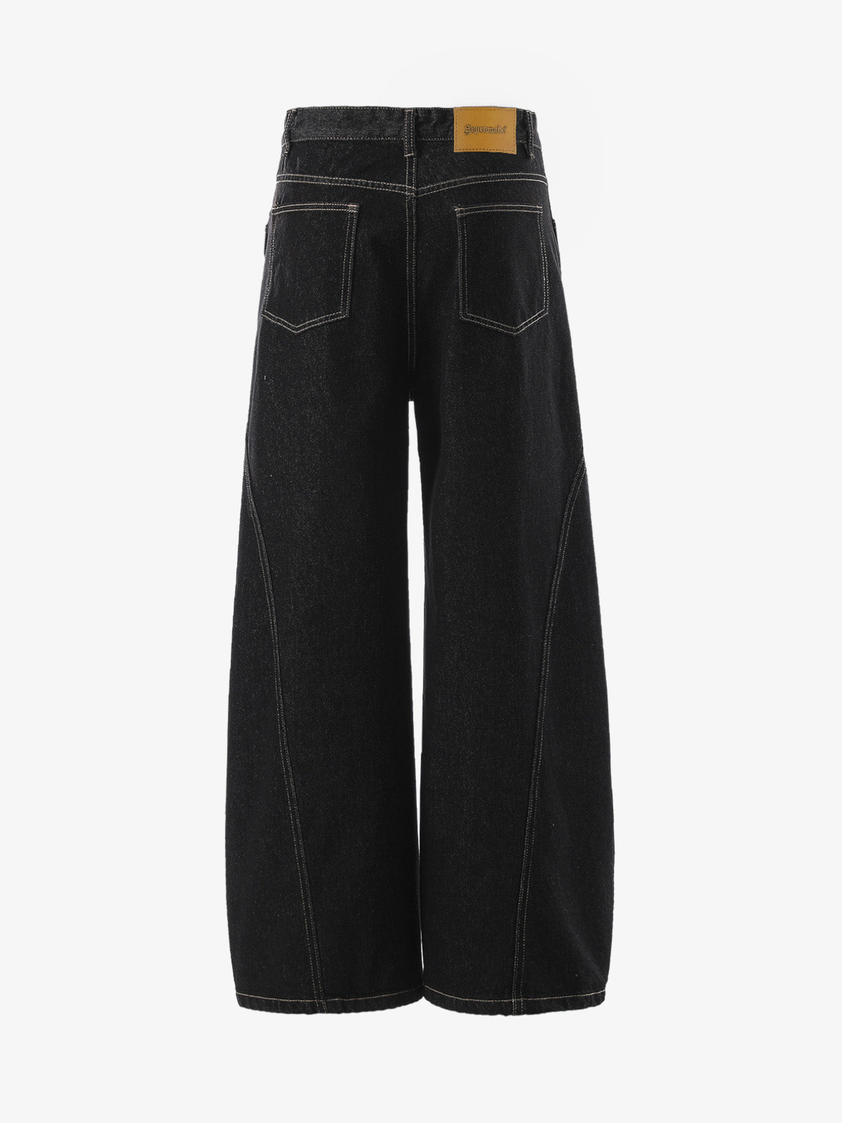 Reverse-Stitched Multi-Button Jeans 