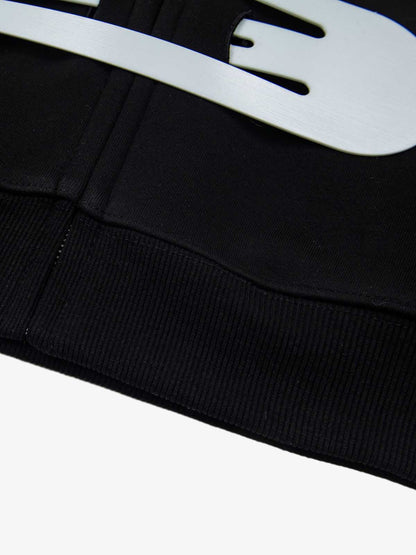 Cotton Blend Hoodie with Hair Clip Print Design for Men and Women?