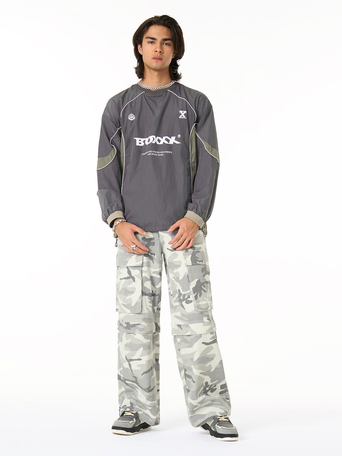Camouflage Multi Pocket Cargo Pants - 2289 