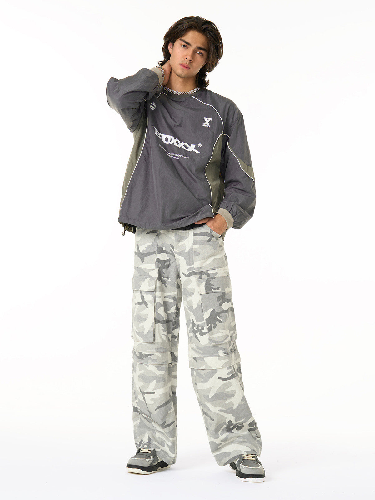 Camouflage Multi Pocket Cargo Pants - 2289 