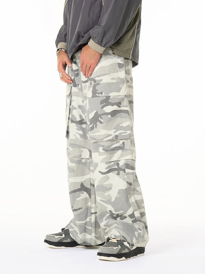 Camouflage Multi Pocket Cargo Pants - 2289 