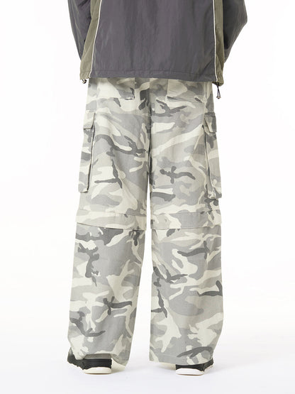 Camouflage Multi Pocket Cargo Pants - 2289 