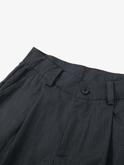 Plaid Cotton Cargo Shorts for Men - Oversized Fit with Multiple Pockets?