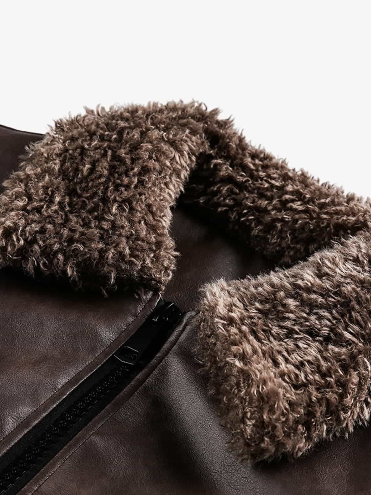 Stylish Faux Fur Trimmed Jacket for Winter Warmth and Fashion 