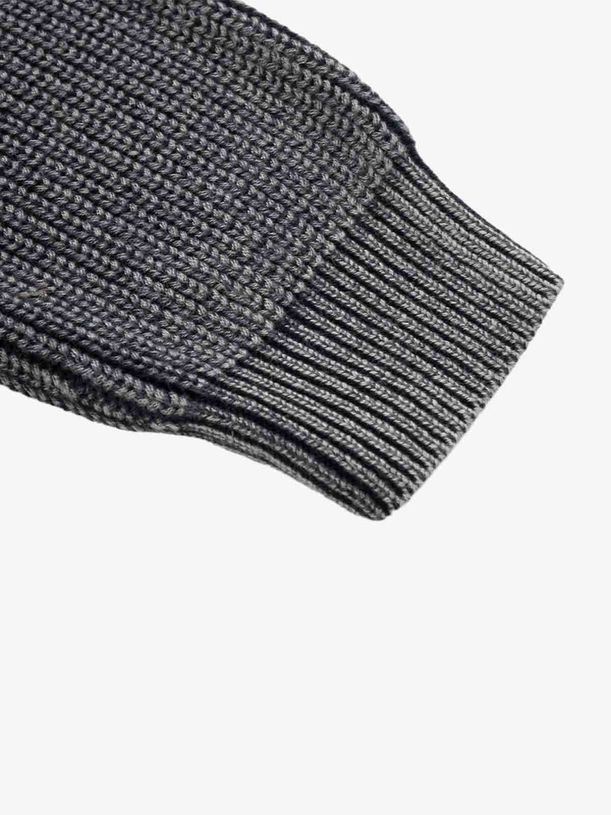 Vintage Chunky Zip Up Knit Jacket 