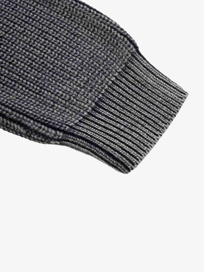 Vintage Chunky Zip Up Knit Jacket 