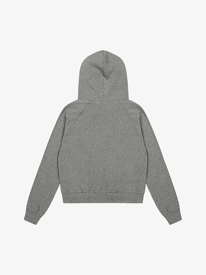 Studded Detachable Fur Hooded Jacket