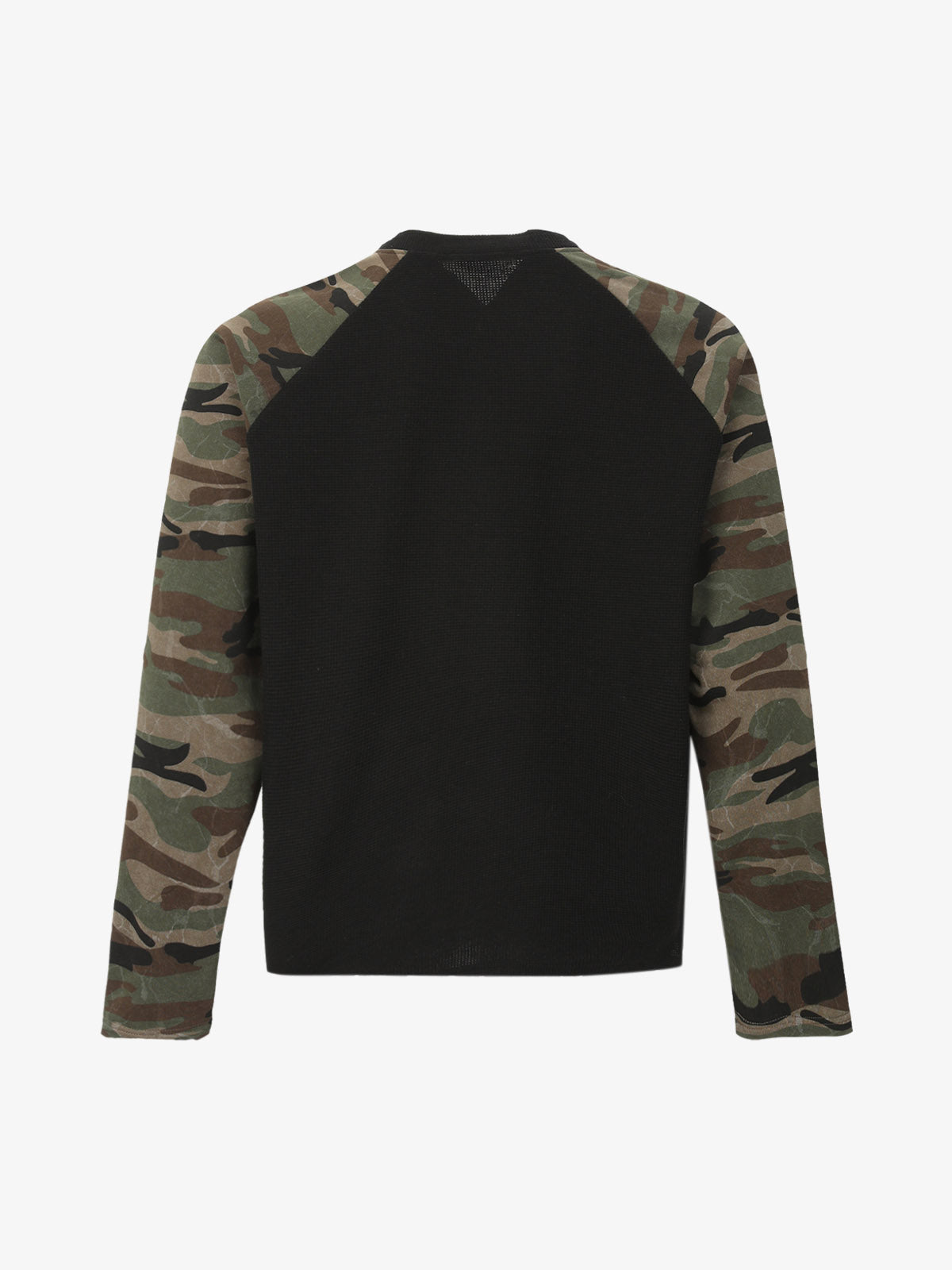 Certified Forces Camo Raglan Long Sleeve Top for Men - Perfect for Casual and Outdoor Activities 