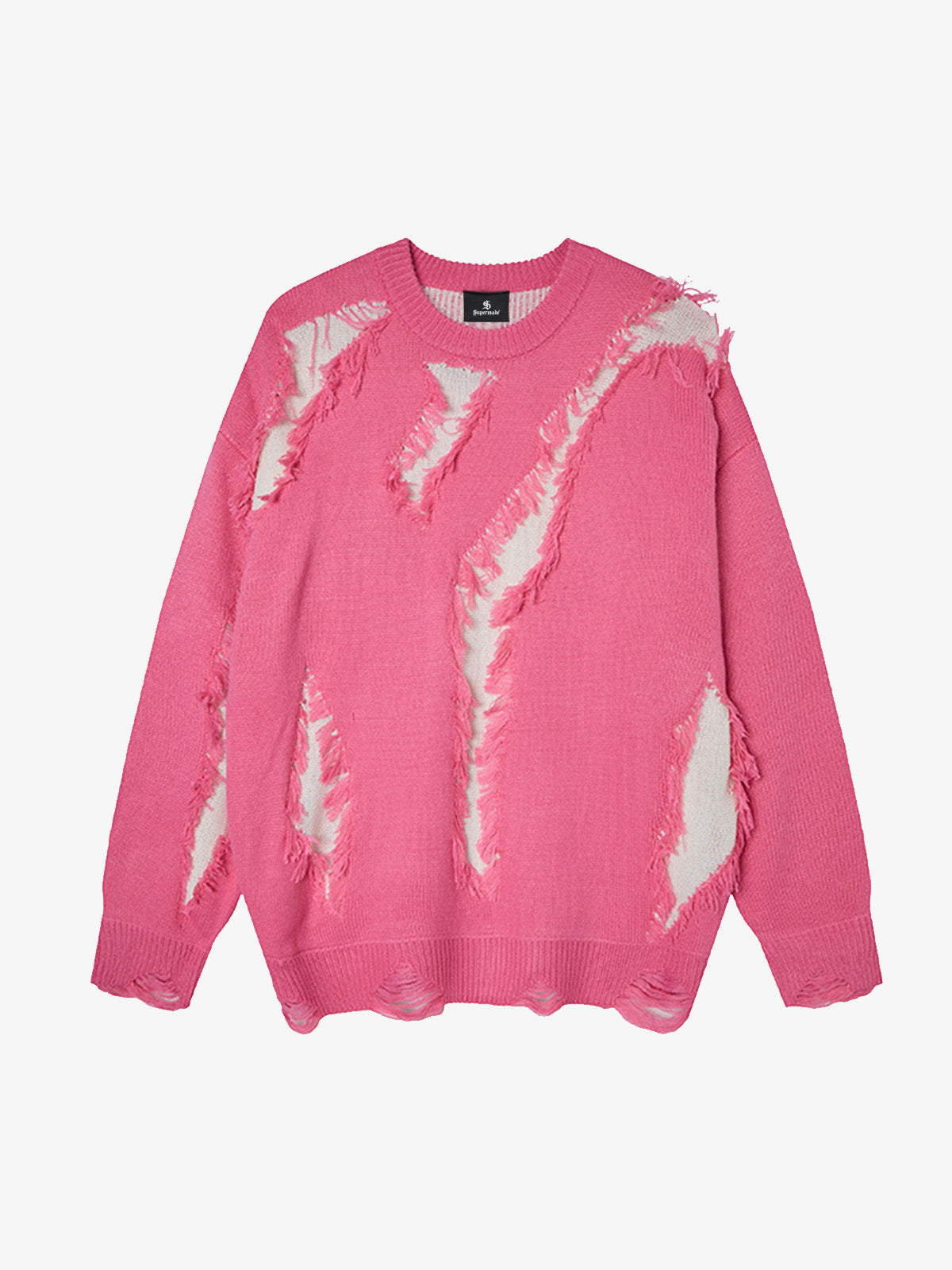 Skull Pattern Knit Sweater for Bold Fashion Statements 