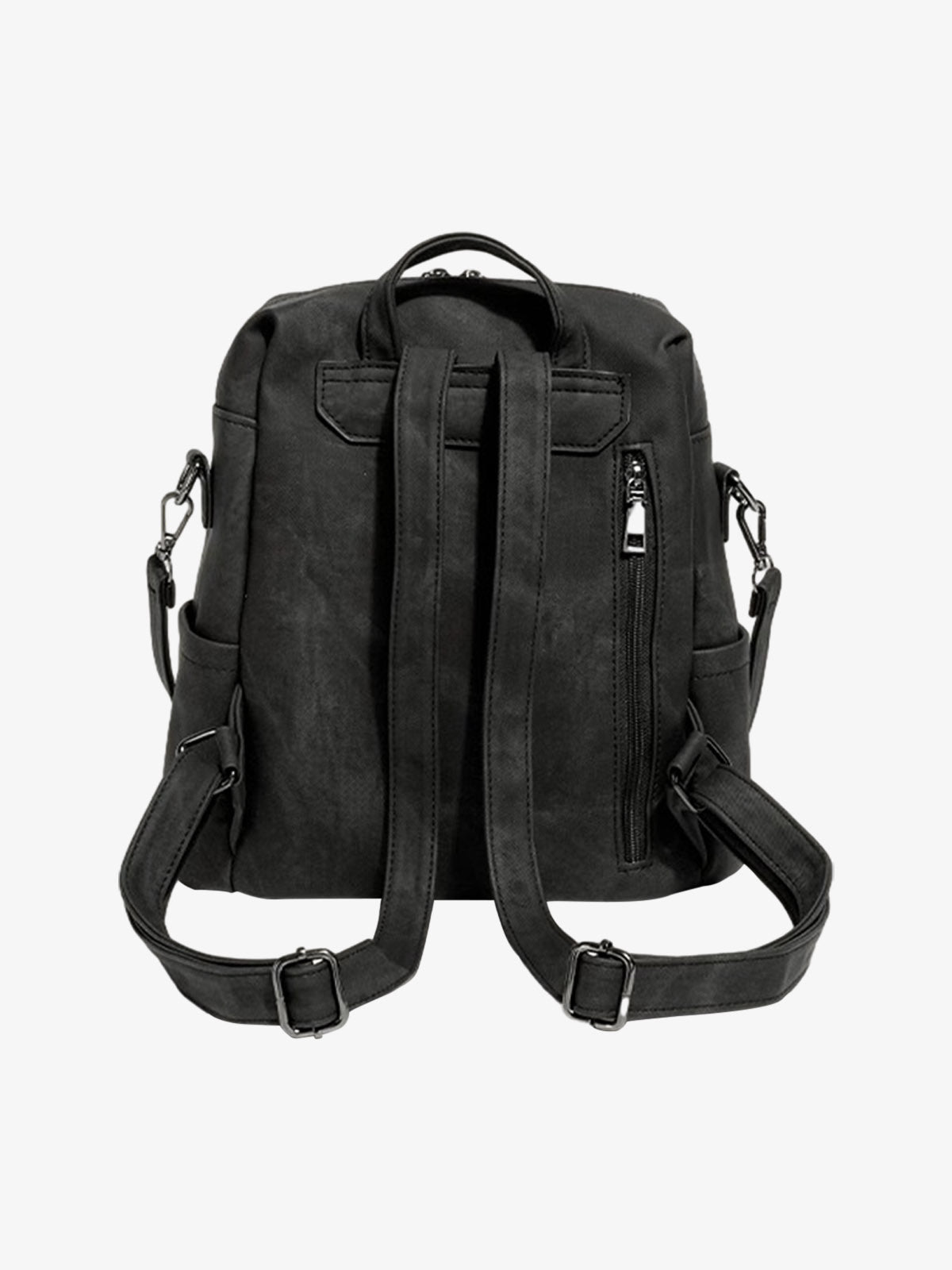 Suede Simple Dual-Use Large Capacity Backpack 