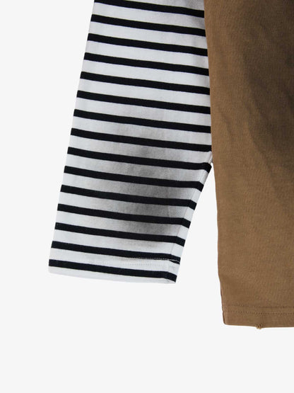 Supermade Distressed Cage Striped Long-Sleeve T-Shirt?