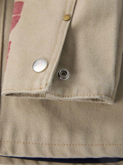 Supermade Multi-Element Appliqu¨¦ Patchwork Denim Suit?