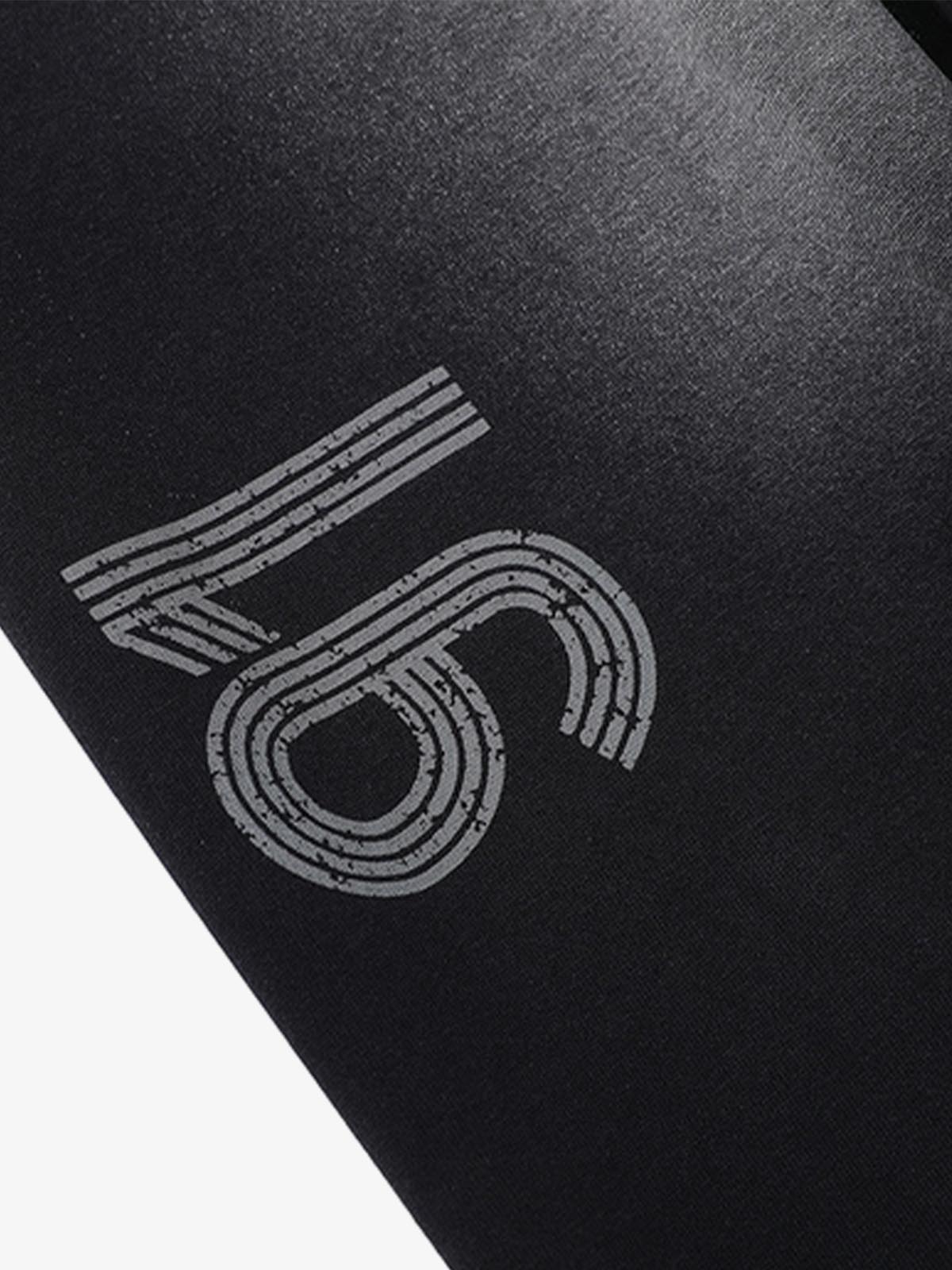 Distressed Gradient Drawstring Wide Leg Pants 