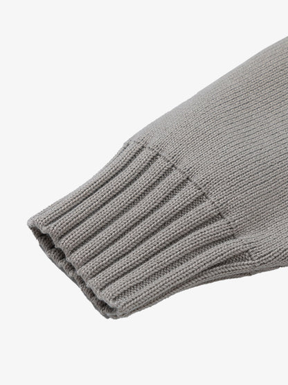 Cotton Blend Oversized V-Neck Cardigan Sweater for Men and Women 