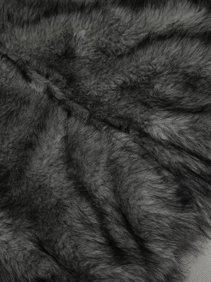 Stylish Faux Fur Hooded Jacket for Winter Warmth and Fashion 