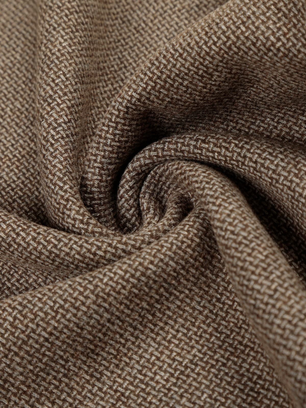 Wide-Leg Trousers with Classic Houndstooth Pattern for Women 