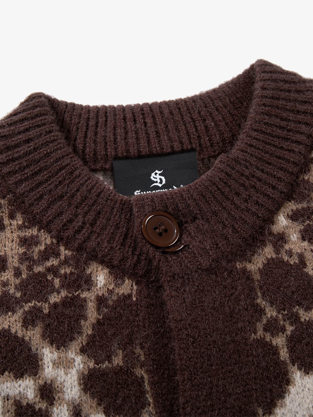 Skull Pattern Knit Sweater for Casual and Fashionable Looks 