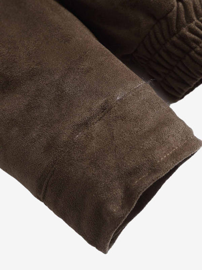 Stylish Leopard Collar Bomber Jacket for Women - Perfect for Casual and Fashionable Looks 