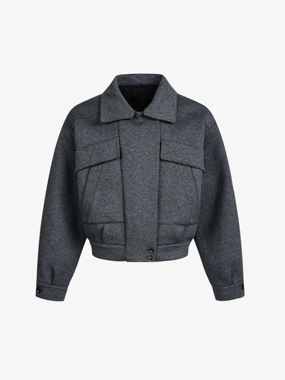 Winter Essential Bomber Jacket with Faux Fur Trimmed Hood 