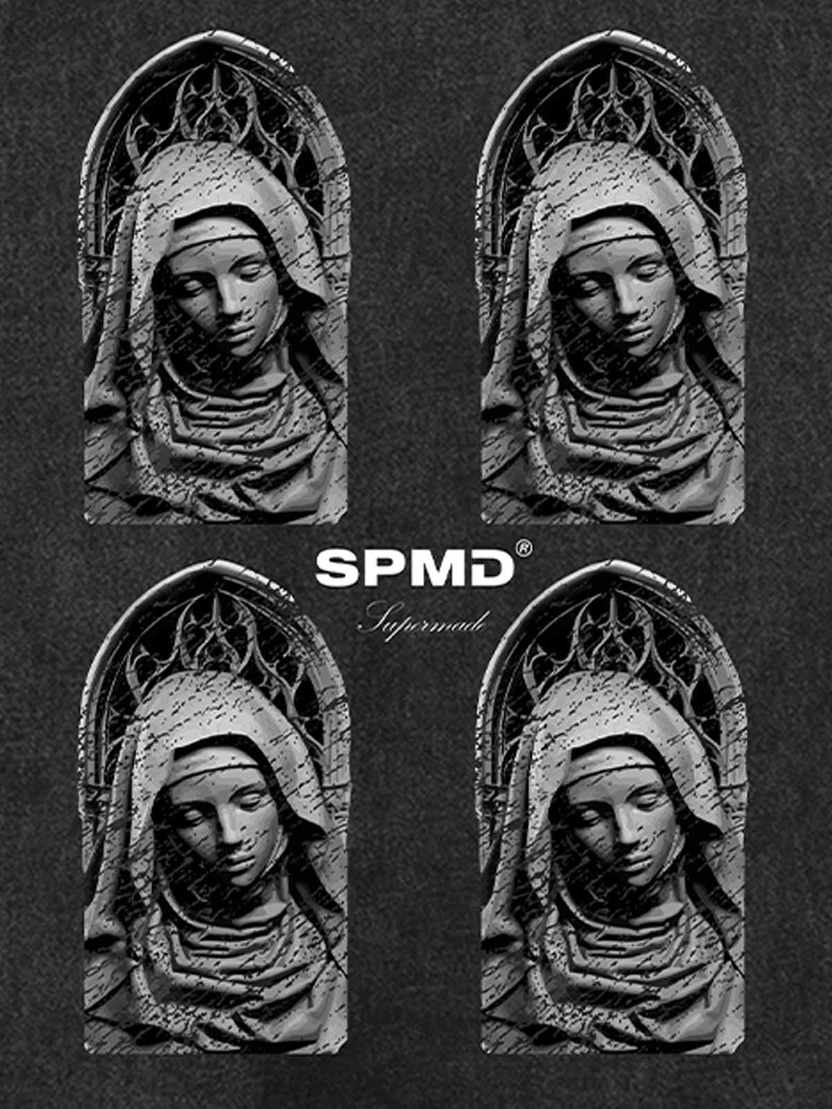 Original Virgin Mary Mottled Sculpture Vest 