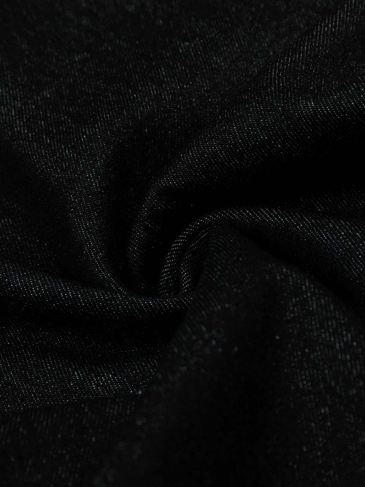 Rope Detail Waist Wide Leg Denim Jeans