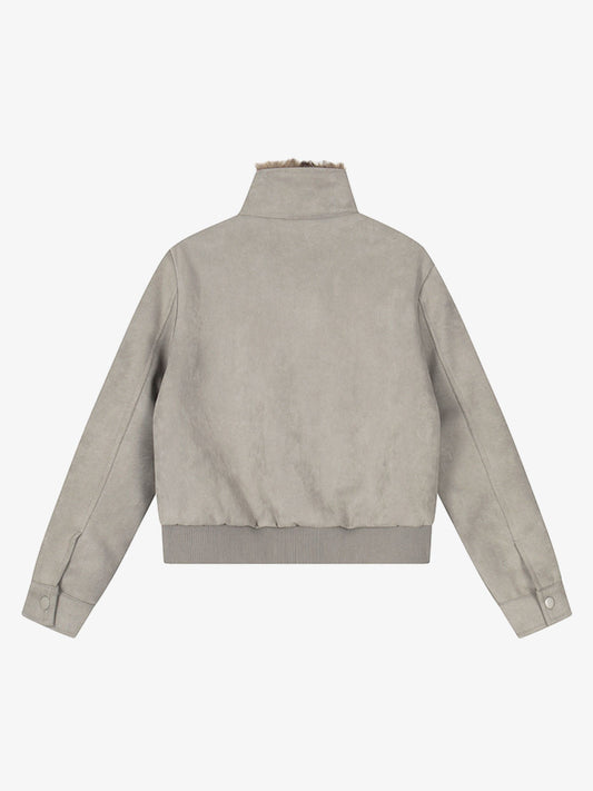 Stylish Faux Fur Collar Jacket for Men and Women - Trendy Design with High-Quality Features 