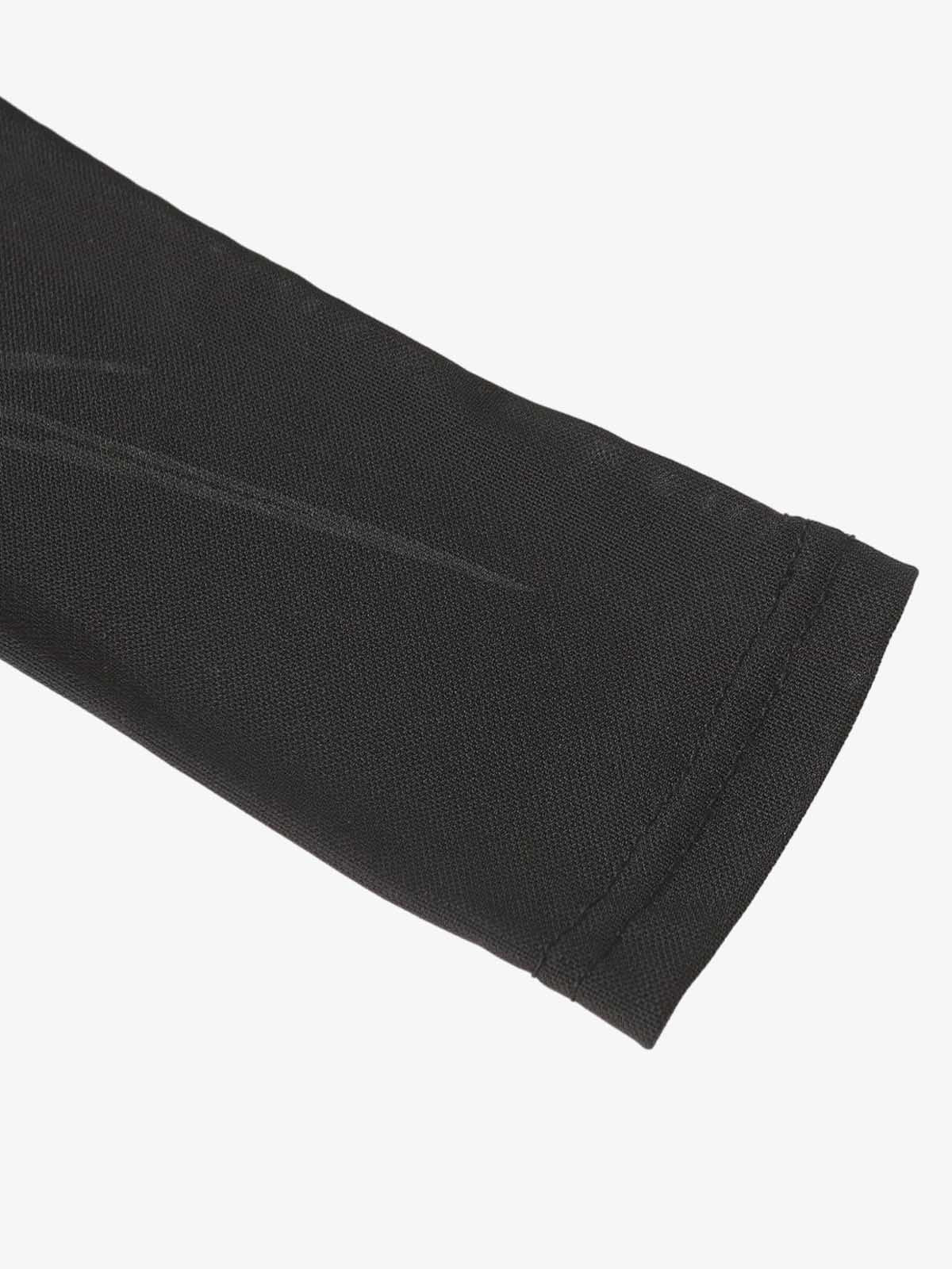 High-Neck Graphic Long Sleeve Top for Modern Streetwear Enthusiasts 