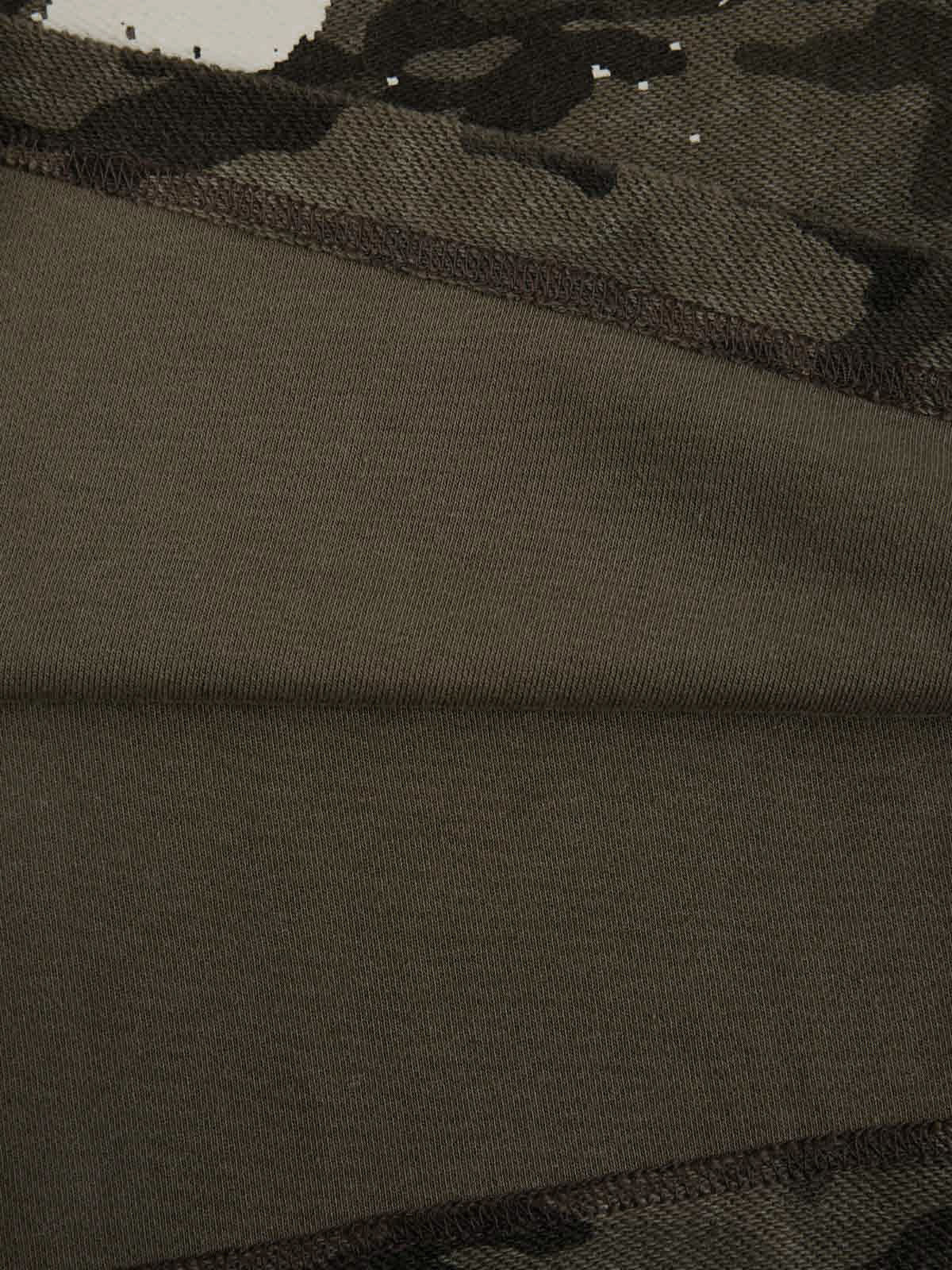 Supermade Camouflage Thorn Print Sleeveless T-Shirt?