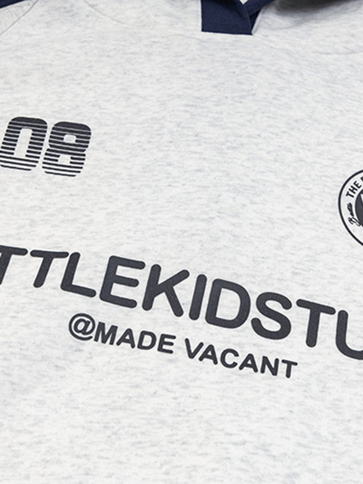 Retro Contrast Color Letter Print Hoodie 