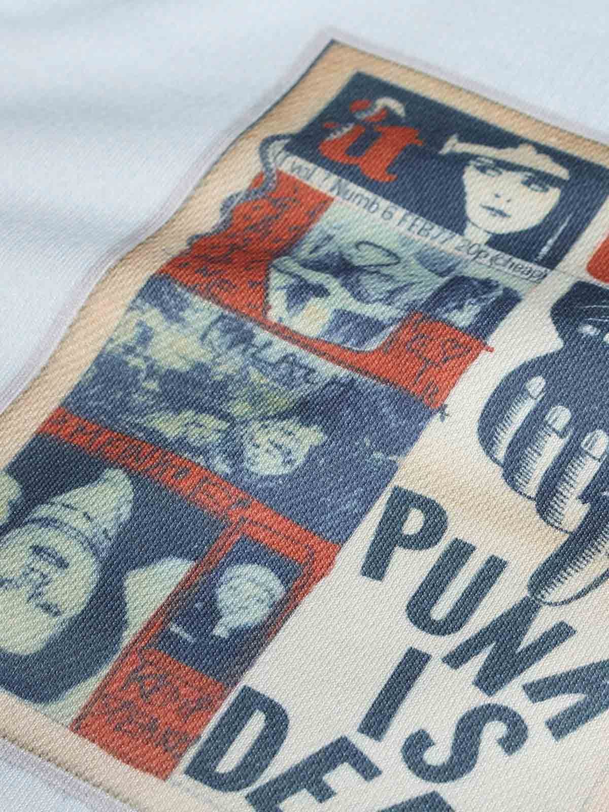 Stylish Graphic Hoodie with Unique Patchwork Design for Men