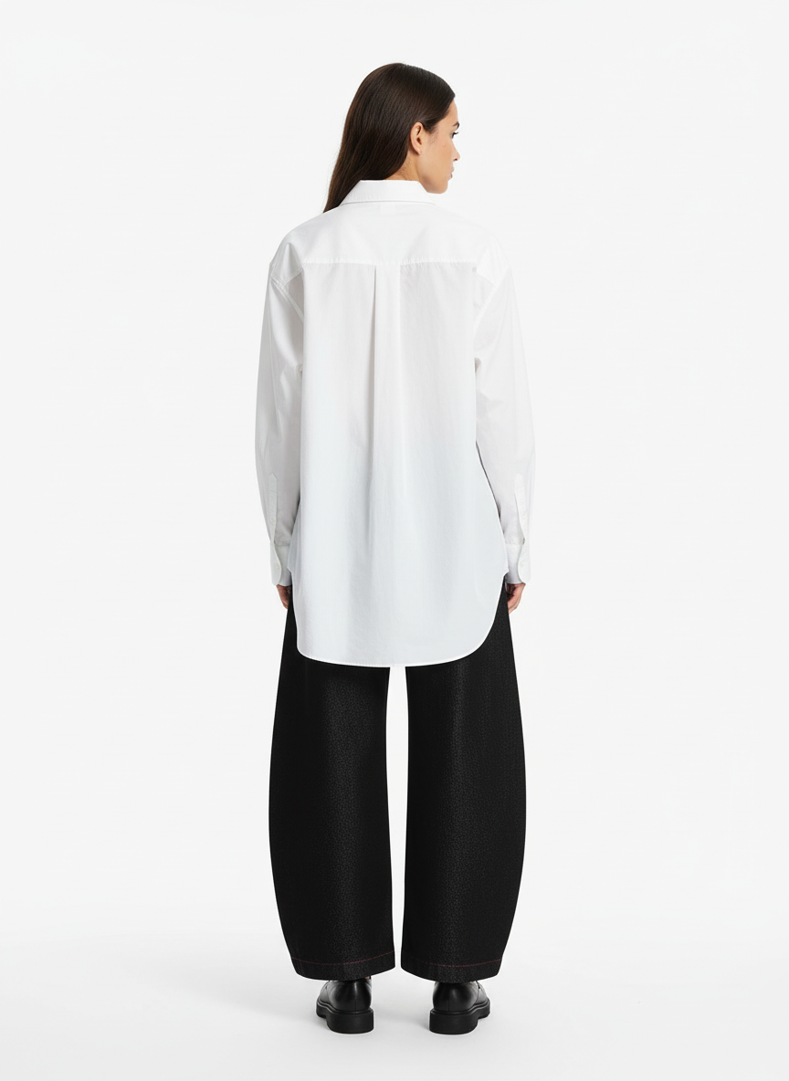 Retro Unisex Barrel Baggy Pants - 2450